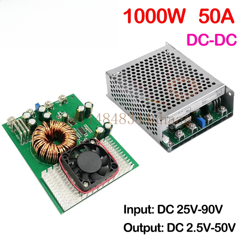 1000W 50A降圧モジュール、DC25V-90VをDC2 - Step Down Dc Power Supply Module 1000W のレビューと価格